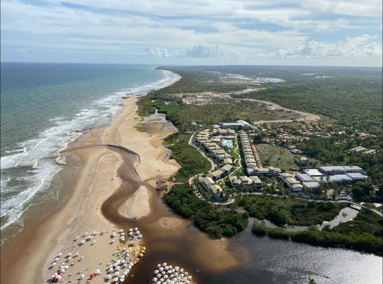 Maravilhoso Garden Imbassai Pe Na Areia Bahia Litoral Daire Dış mekan fotoğraf